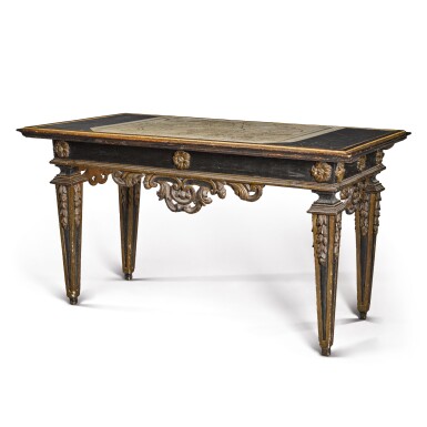 View full screen - View 1 of Lot 6. An Italian trompe l'oeil scagliola table top, by Carlo Gibertoni, Tuscany, 1695.