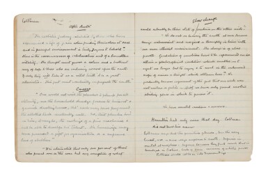 View full screen - View 1 of Lot 1036. Doyle, Arthur Conan, Sir | Autograph psychical casebook from the heart of his spiritualist period.