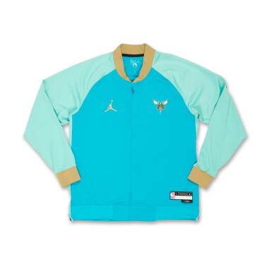 View full screen - View 1 of Lot 273. Nick Smith Jr. Charlotte Hornets 2023-2024 Game Worn City Edition Warmup Jacket.