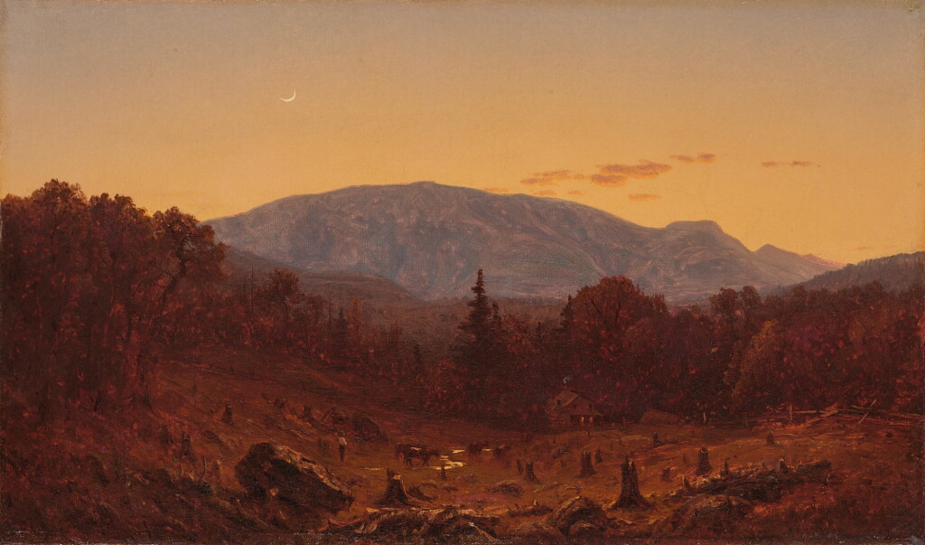 View full screen - View 1 of Lot 506. Twilight on Hunter Mountain.