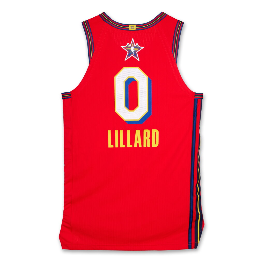Voir en plein écran - Voir 1 du lot 70. Damian Lillard ‘NBA All-Star’ Prototype Jersey.