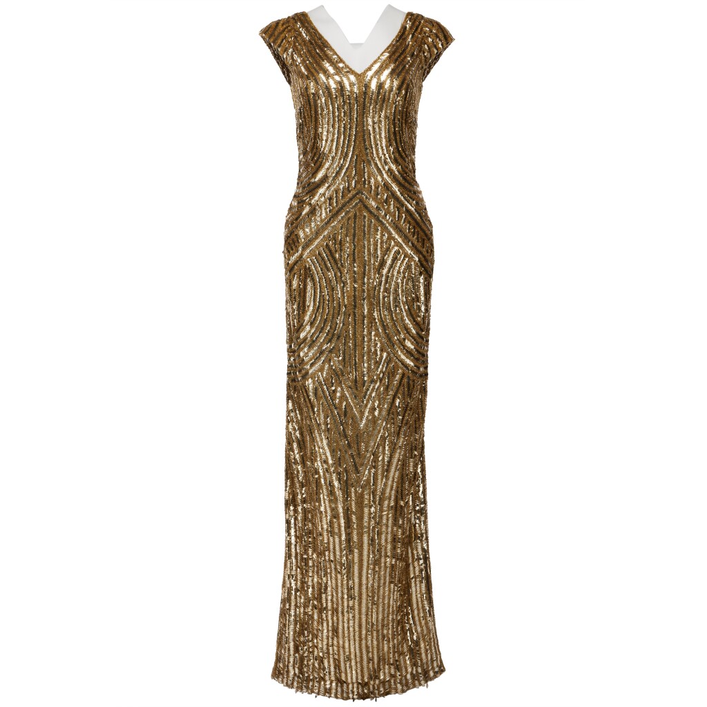 Alexander McQueen | Gold Sequined Evening Gown, 'In Memory of Alexander McQueen | Gold Sequined Evening Gown, 'In Memory of