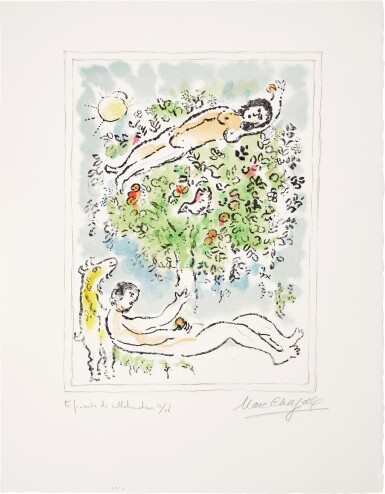 View full screen - View 1 of Lot 71. MARC CHAGALL | L'ARBRE FLEURI (M. 916).