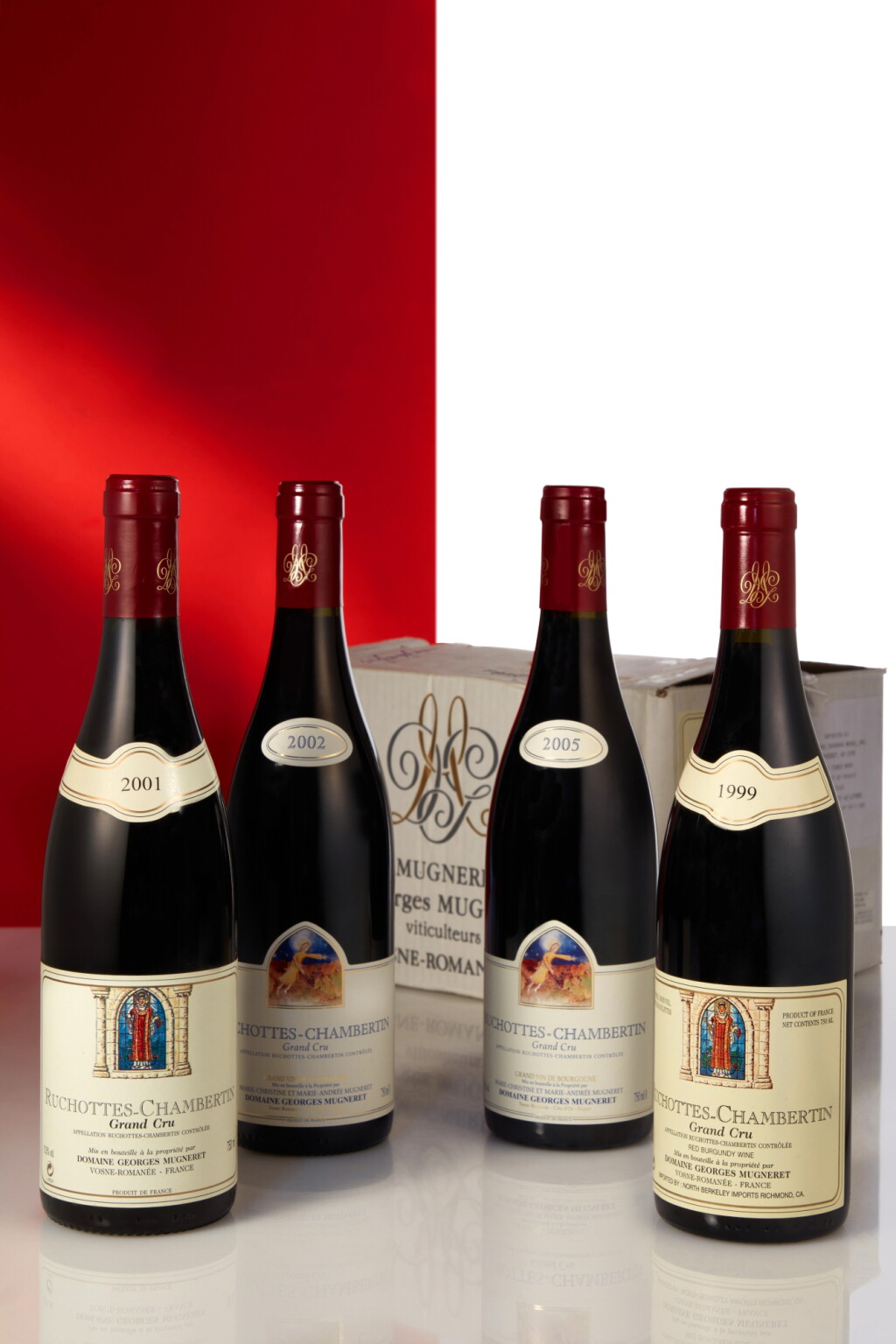 View full screen - View 1 of Lot 57. Ruchottes Chambertin 2005 Georges Mugneret (3 BT).