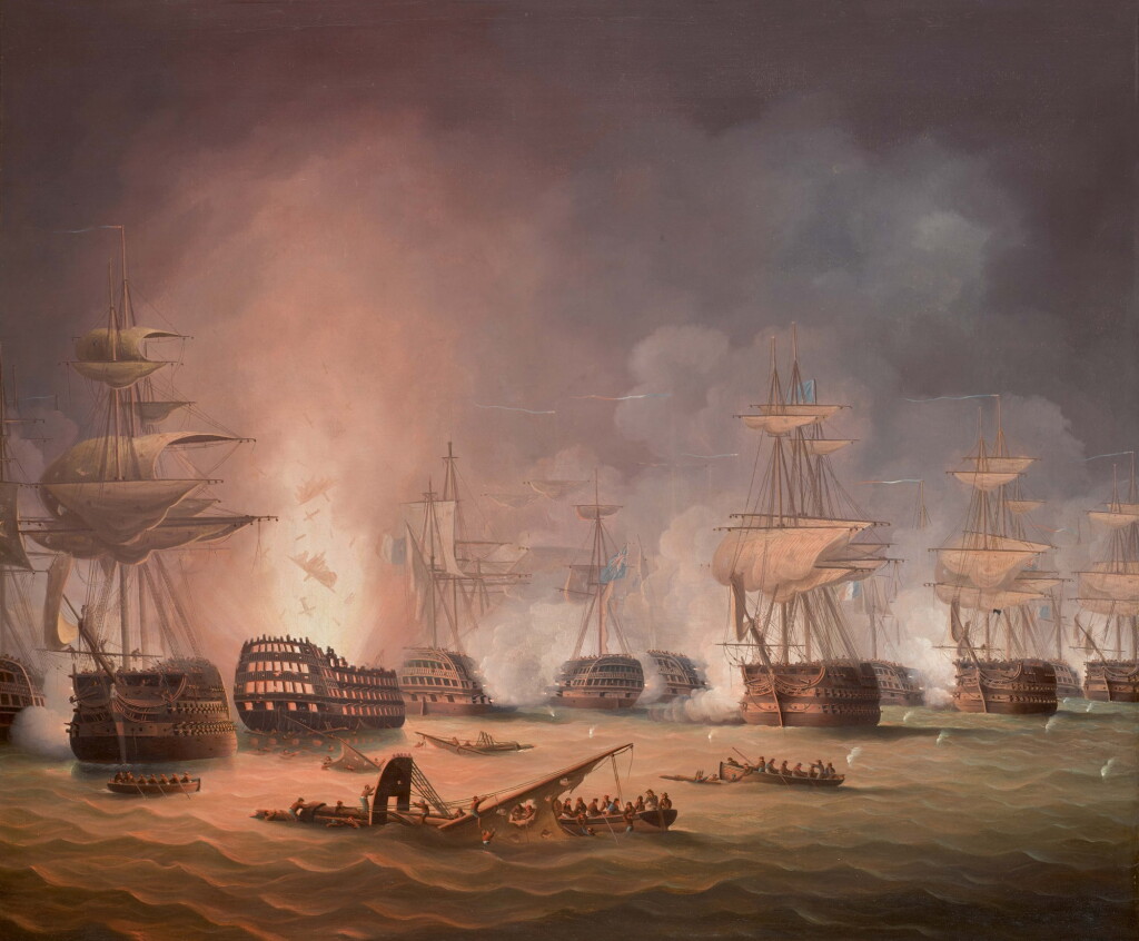 View full screen - View 1 of Lot 428. The Battle of the Nile, 1 August 1798.