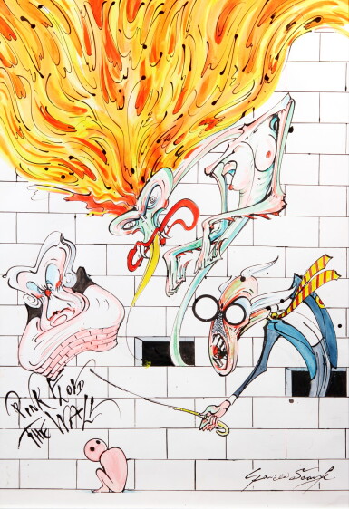 View full screen - View 1 of Lot 244. Pink Floyd, The Wall - Teacher, Wife, Mother and Pink.
