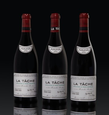 View full screen - View 1 of Lot 17. La Tâche 2002 Domaine de la Romanée-Conti (3 BT).