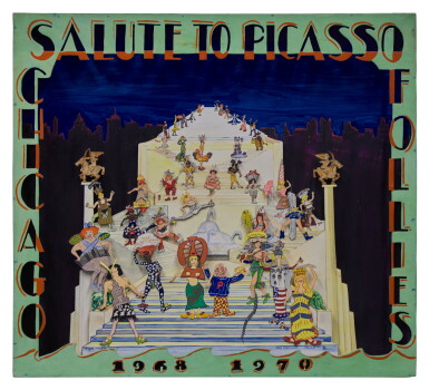 View full screen - View 1 of Lot 358. Salute to Picasso-Chicago Follies .