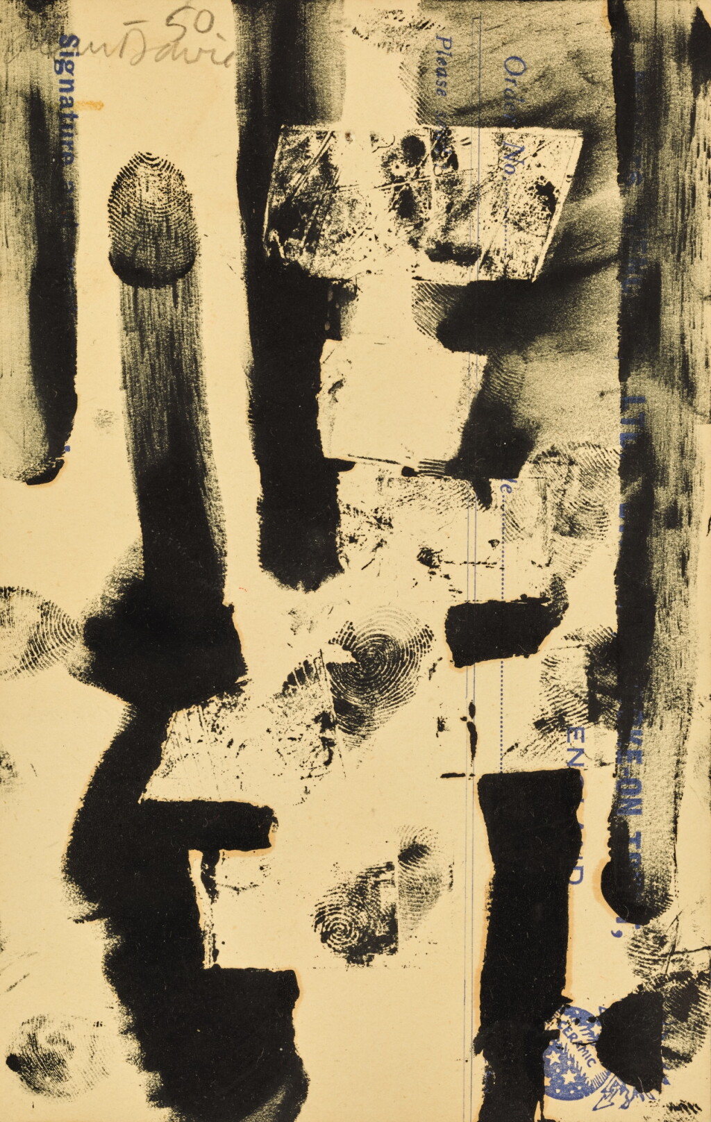 View full screen - View 1 of Lot 202. ALAN DAVIE | UNTITLED.