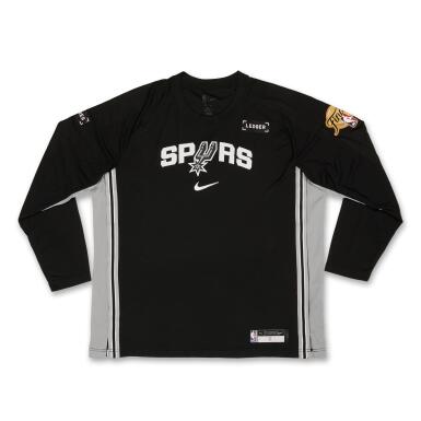 View full screen - View 1 of Lot 43. Kelly Olynyk San Antonio Spurs 2026 NBA Finals Game Issued Warmup Top | Probable Wear.