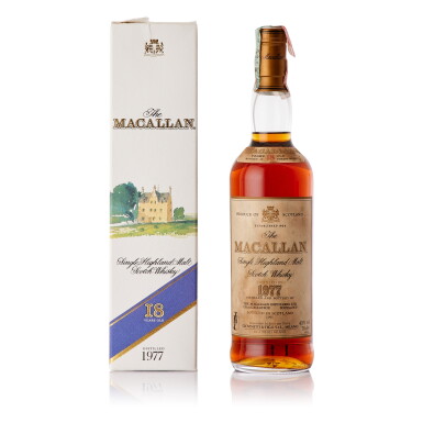 View full screen - View 1 of Lot 313. The Macallan 18 Year Old 43.0 abv 1977 (1 BT70).