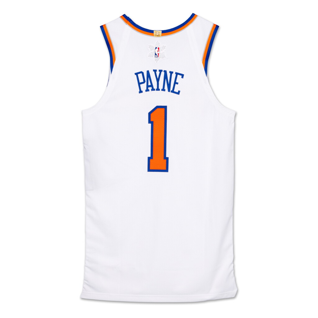 View full screen - View 1 of Lot 103. Cameron Payne ‘Christmas Day’ New York Knicks 2024-2025 Game Issued Association Edition Jersey .