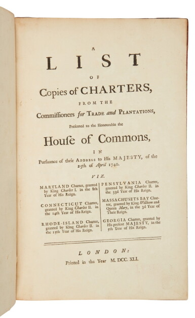 View full screen - View 1 of Lot 168. North American Colonies | .