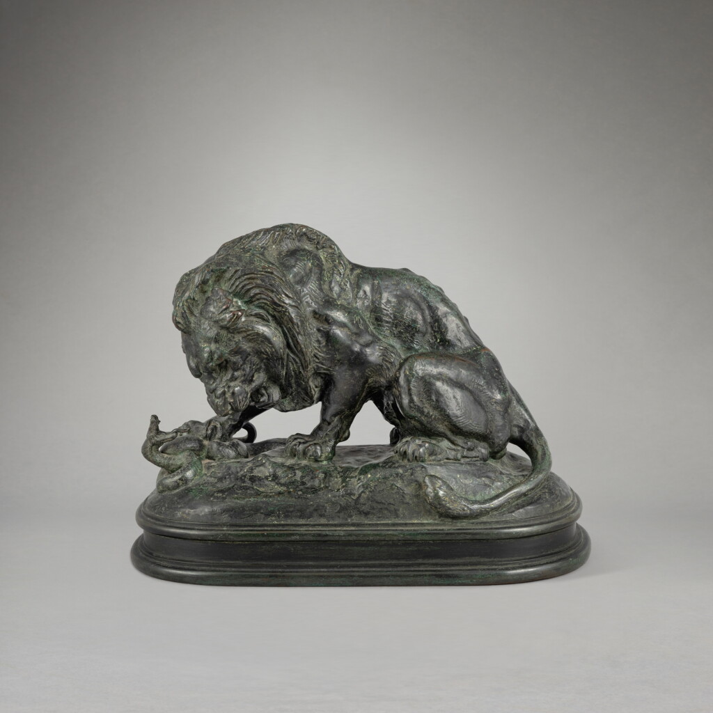 View full screen - View 1 of Lot 177. Lion Crushing a Serpent.