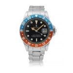 GMT-Master, Ref. 1675 Property of brigadier general Harold W. Ohlke: Stainless steel dual time wristwatch with date and bracelet Circa 1964
