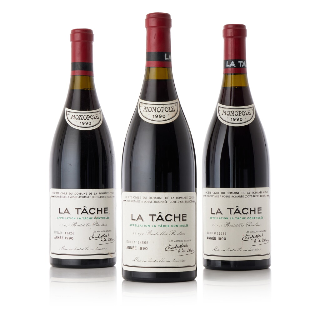 View full screen - View 1 of Lot 5501. La Tâche 1990 Domaine de la Romanée-Conti (4 BT).