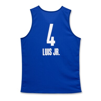 View full screen - View 1 of Lot 212. RJ Luis Jr. 2025 NBA Draft Combine Worn Jersey.
