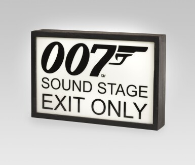 View full screen - View 1 of Lot 16. James Bond, a production studio sound sign (circa 1976), British.