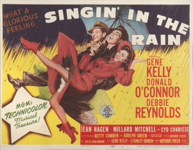 View full screen - View 1 of Lot 136. Singin' in the Rain (1952), title card, US.