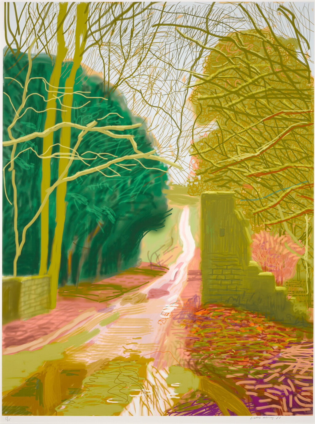 View full screen - View 1 of Lot 527. The Arrival of Spring in Woldgate, East Yorkshire in 2011 (twenty eleven) - 29 January.