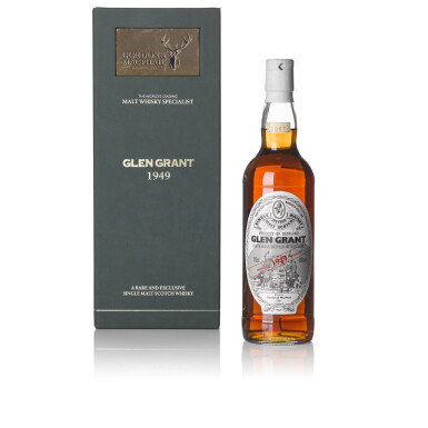 View full screen - View 1 of Lot 297. Glen Grant Gordon & MacPhail 40.0 abv 1949.