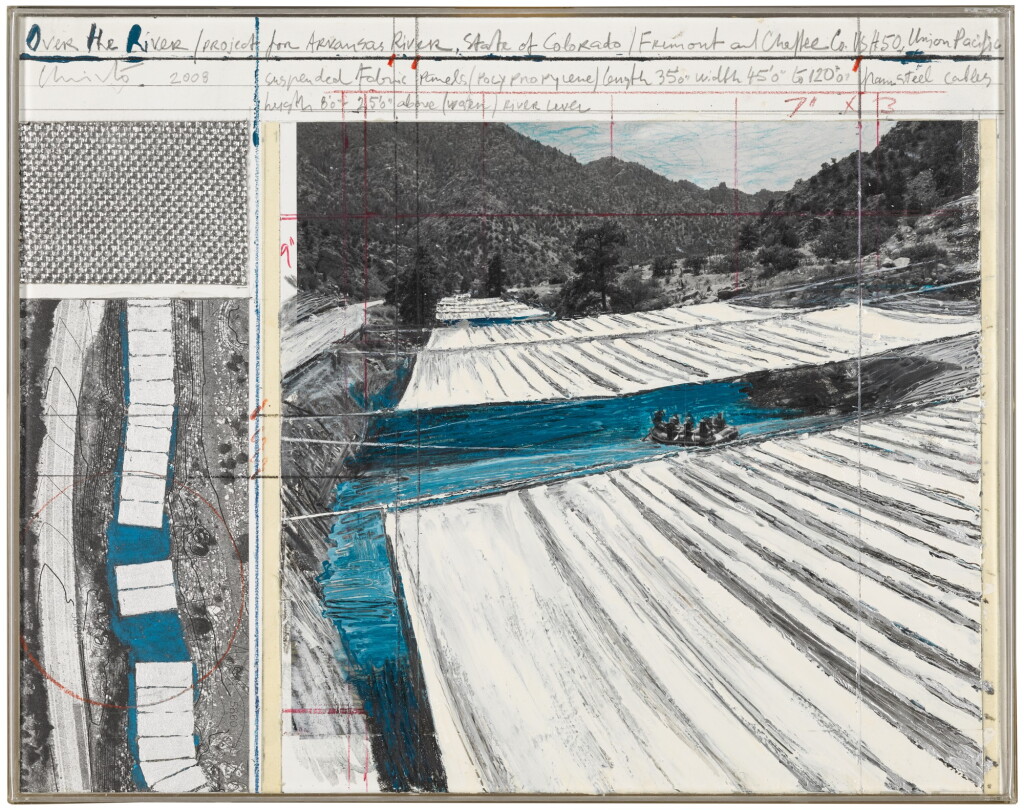 View full screen - View 1 of Lot 23. Over the River (Project for Arkansas River, State of Colorado).