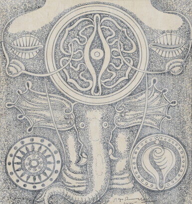 View full screen - View 1 of Lot 42. Untitled (Ganesha).