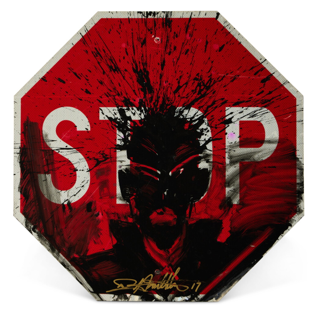 View full screen - View 1 of Lot 18. Untitled (Stop Sign).
