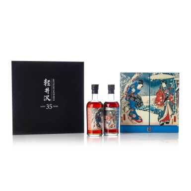 View full screen - View 1 of Lot 5026. 輕井澤 "雪中相望"系列 Karuizawa 35 Year Old Cask #4322 and #7427 "Snow Scenes" 1981 (2 BT70).