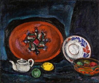 View full screen - View 1 of Lot 59. Still Life with Teapot and Tray.