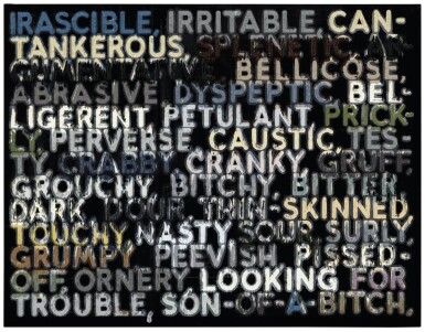 View full screen - View 1 of Lot 504. MEL BOCHNER | IRASCIBLE.