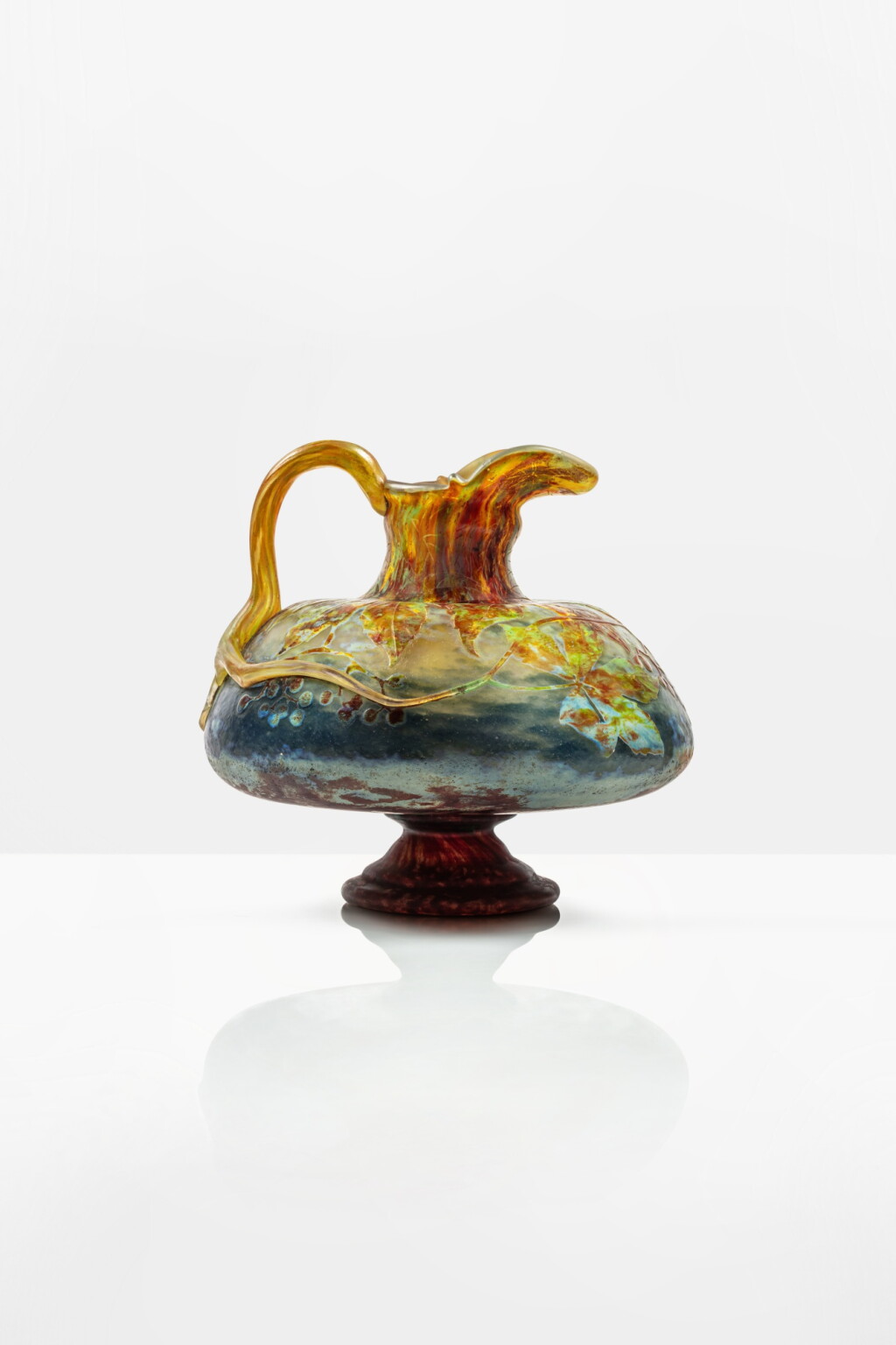 View full screen - View 1 of Lot 291. Vigne vierge pitcher, circa 1910.