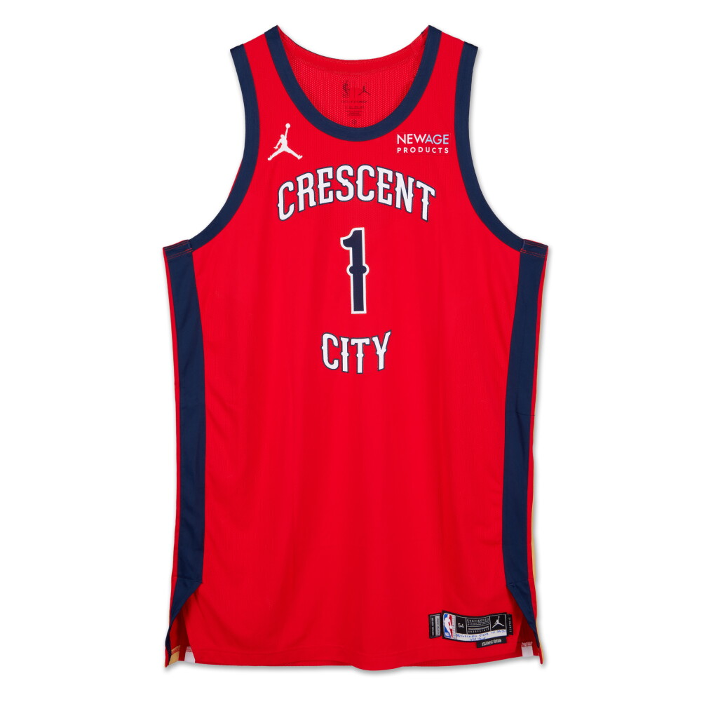 View full screen - View 1 of Lot 182. Zion Williamson New Orleans Pelicans 2024-2025 Game Worn Statement Edition Jersey | 37 Points | Double-Double .