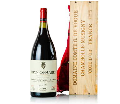 View full screen - View 1 of Lot 117. Bonnes Mares 2008 Comte Georges de Vogüé (1 MAG).