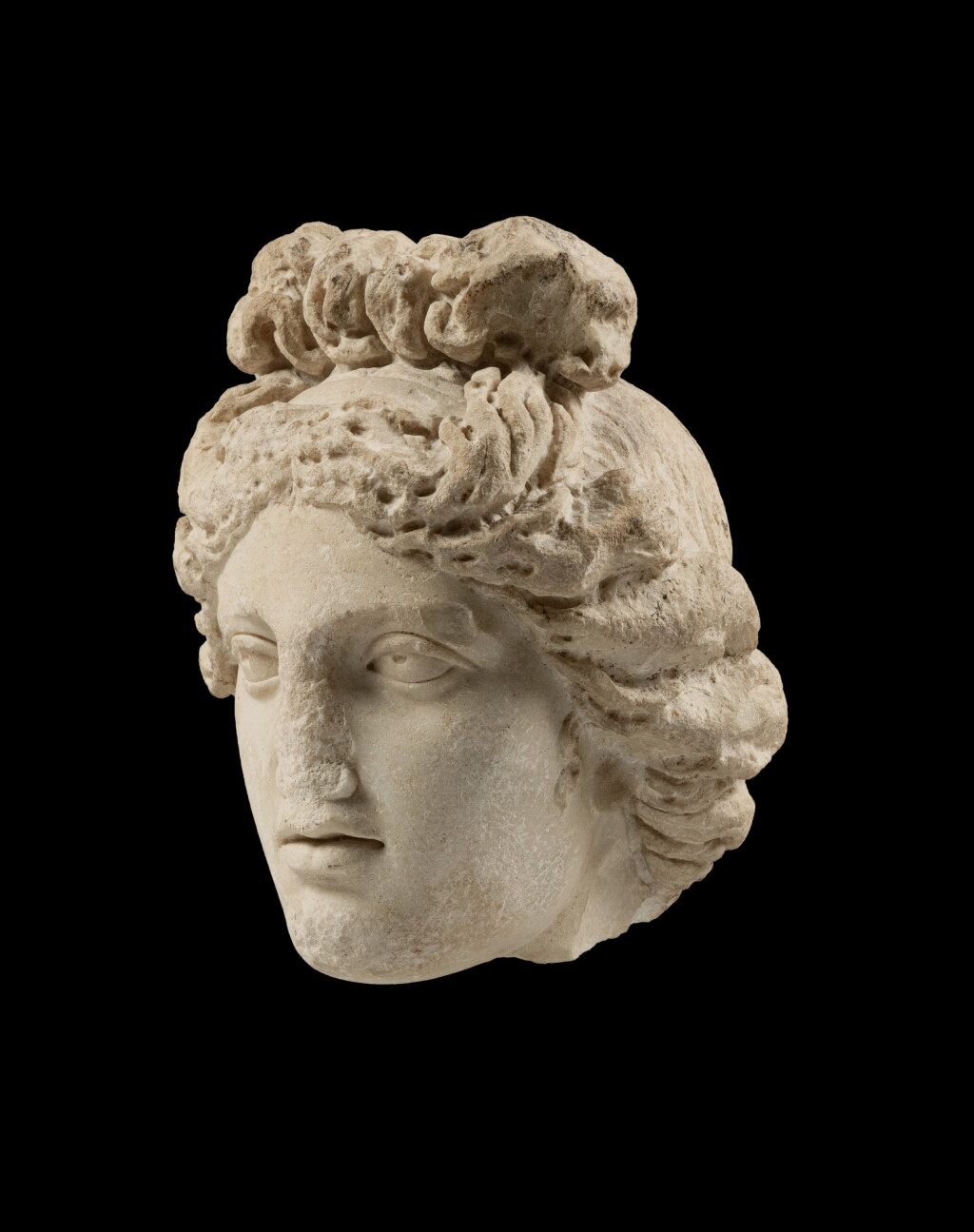 View full screen - View 1 of Lot 58. A Roman Marble Head of Aphrodite, Eastern Mediterranean, circa 2nd Century A.D..