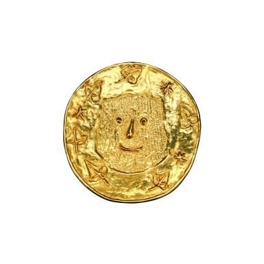 View full screen - View 1 of Lot 85. Visage aux feuilles (Face with Leaves) — 1403.