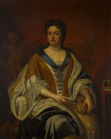 View full screen - View 1 of Lot 70. Portrait of Queen Anne (1665–1714).