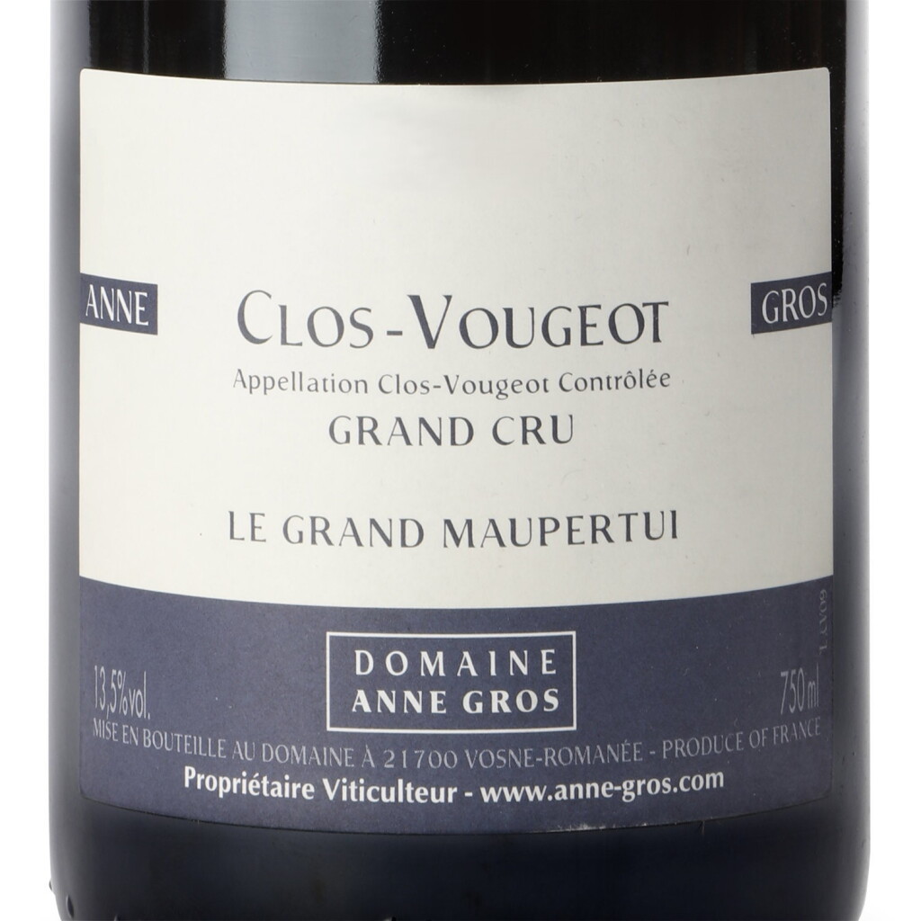 View full screen - View 1 of Lot 44. Clos Vougeot, Le Grand Maupertui 2021 Anne Gros (3 BT).