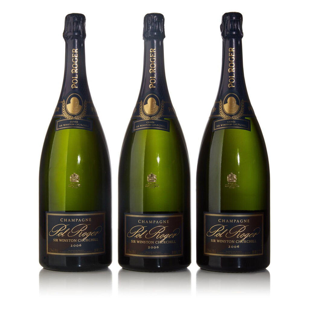 View full screen - View 1 of Lot 596. Pol Roger, Cuvée Sir Winston Churchill 2006 (3 MAG).