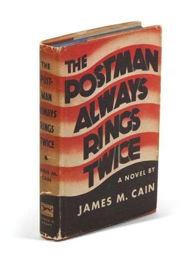 View full screen - View 1 of Lot 82. Cain, The Postman Always Rings Twice, 1934.