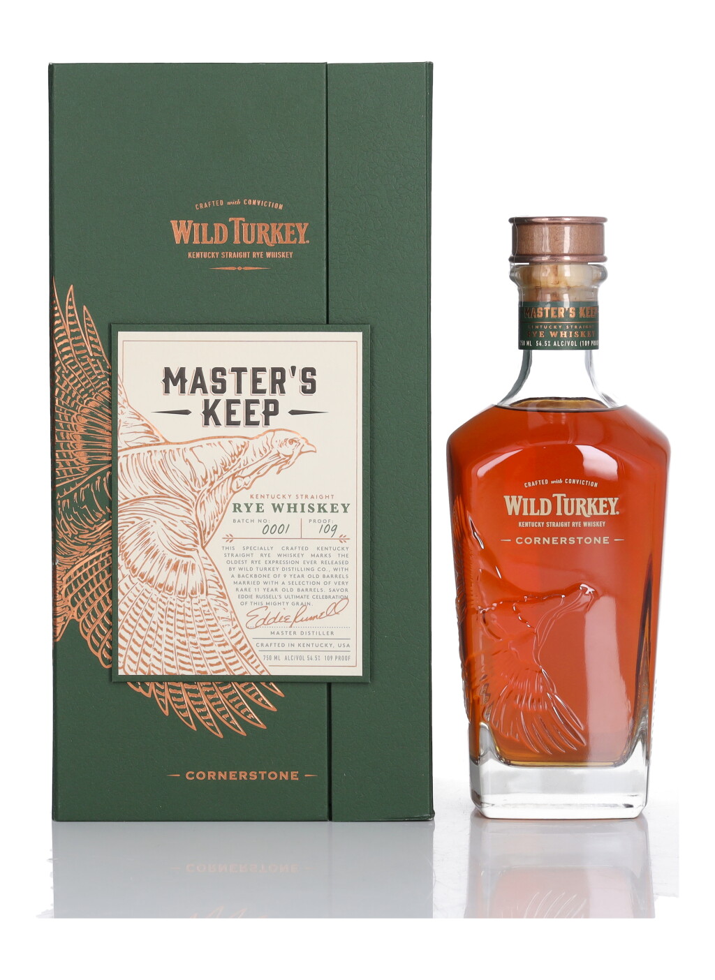 View full screen - View 1 of Lot 291. Wild Turkey Master's Keep Rye 109 Proof NV (1 Bottle 75cl).