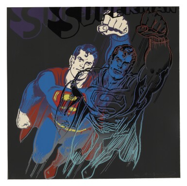 View full screen - View 1 of Lot 6. ANDY WARHOL | SUPERMAN (FELDMAN & SCHELLMANN II.260).