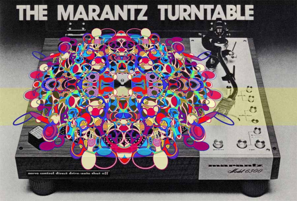 View full screen - View 1 of Lot 20. KELLEY WALKER | MARANTZ MODEL 6300 WITH YELLOW STRIPE.