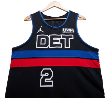 View full screen - View 1 of Lot 44. Cade Cunningham Detroit Pistons 2023-2024 Game Worn Statement Edition Jersey.