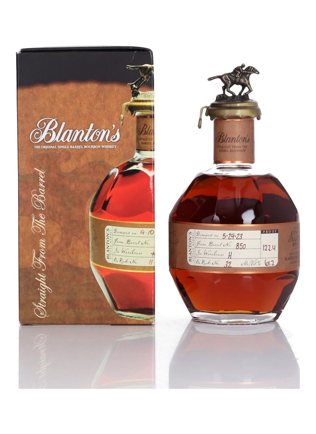 View full screen - View 1 of Lot 223. Blanton's Straight From The Barrel 122.4 Proof NV (1 Bottle 75cl).