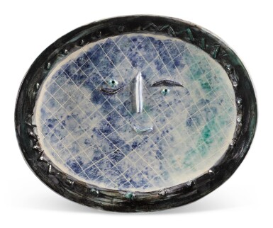 View full screen - View 1 of Lot 60. PABLO PICASSO | VISAGE DANS UN OVALE (A. R. 277).