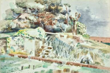 View full screen - View 1 of Lot 117. PAUL NASH | GARDEN STEPS.