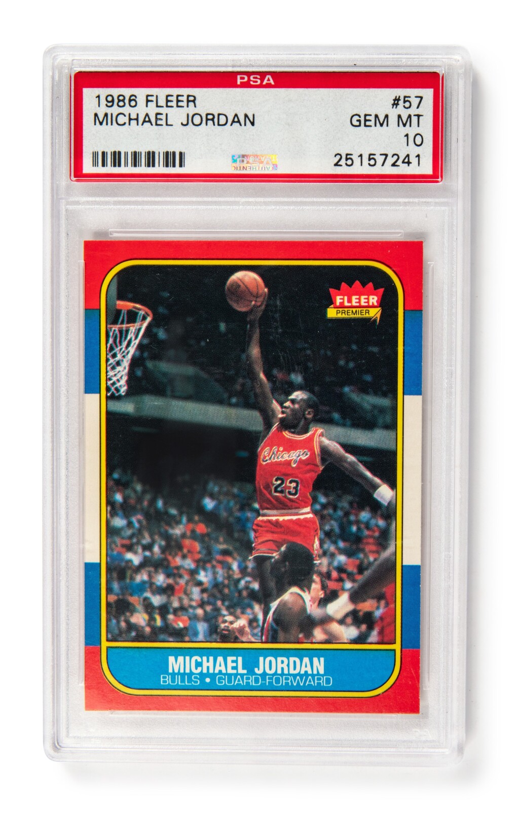 1986/87 Fleer #57 Michael Jordan Rookie Card | Psa/dna Gem Mt 10 | 1986/87 Fleer #57 Michael Jordan Rookie Card | Psa/dna Gem Mt 10 |