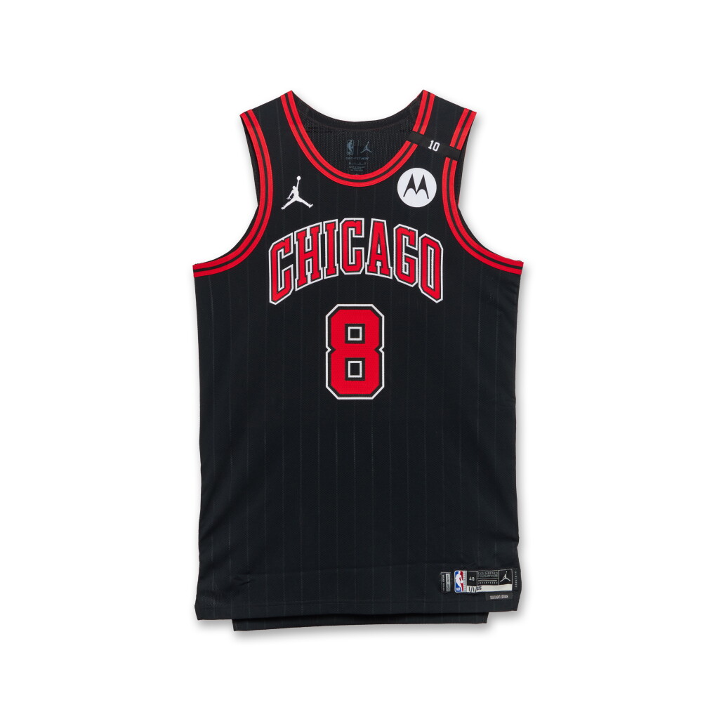 View full screen - View 1 of Lot 183. Zach LaVine Chicago Bulls 2024-2025 Game Worn Statement Edition Jersey | 32 Points.