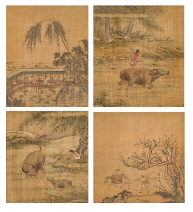 Voir en plein écran - Voir 1 du lot 9099. 佚名(清) 人物 |Anonymous (Qing Dynasty), Figures.